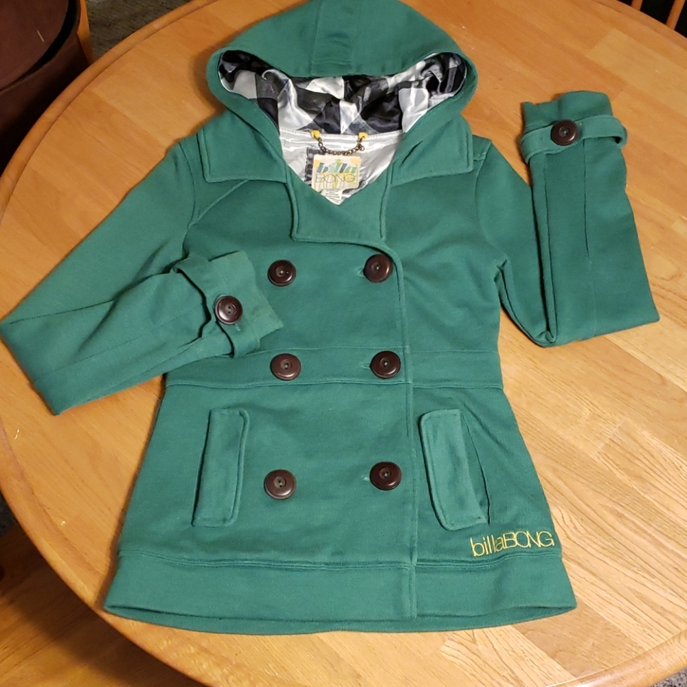 Billabong Hooded Jacket Junior's Size M